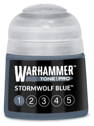 Základná farba Warhammer Tone Pro (Stormwolf Blue 1) - bledomodrá