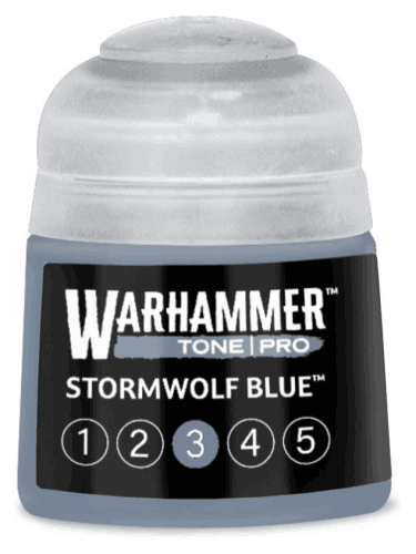 Základná farba Warhammer Tone Pro (Stormwolf Blue 3) - bledomodrá