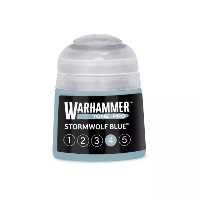 Základná farba Warhammer Tone Pro (Stormwolf Blue 4) - bledo modrá - Warhammer Colour