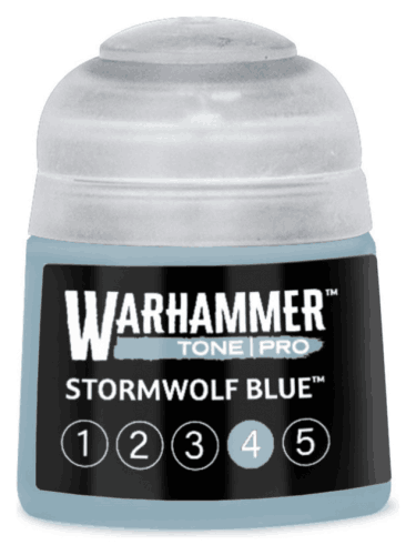 Základná farba Warhammer Tone Pro (Stormwolf Blue 4) - bledo modrá