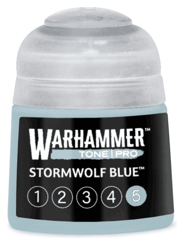 Základná farba Warhammer Tone Pro (Stormwolf Blue 5) - bledomodrá