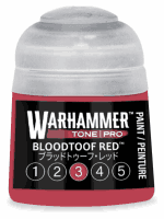 Základná farba Warhammer Tone Pro (Bloodtoof Red 3) - červená