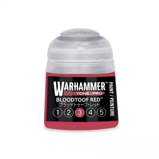 Základná farba Warhammer Tone Pro (Bloodtoof Red 3) - červená - Warhammer Colour