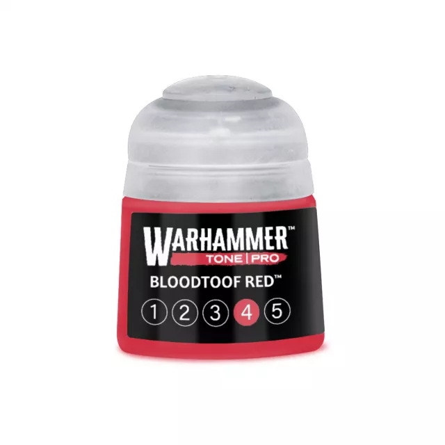 Základná farba Warhammer Tone Pro (Bloodtoof Red 4) - červená - Warhammer Colour