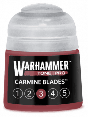 Základná farba Warhammer Tone Pro (Carmine Blades 3) - červená