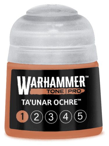 Základná farba Warhammer Tone Pro (Ta'unar Ochre 1) - oranžová