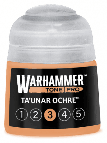 Základná farba Warhammer Tone Pro (Ta'unar Ochre 3) - oranžová