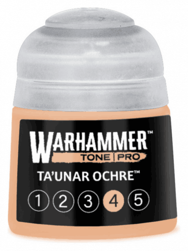 Základná farba Warhammer Tone Pro (Ta'unar Ochre 4) - oranžová