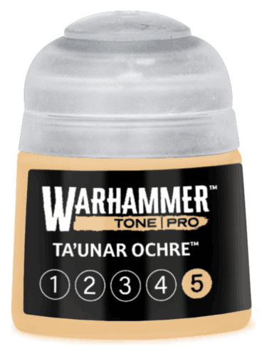 Základná farba Warhammer Tone Pro (Ta'unar Ochre 5) - oranžová