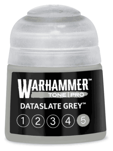 Základná farba Warhammer Tone Pro (Dataslate Grey 5) - sivá