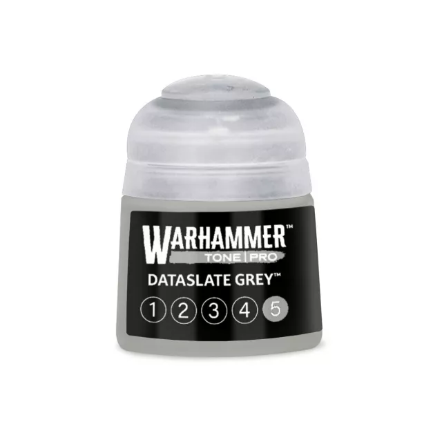 Základná farba Warhammer Tone Pro (Dataslate Grey 5) - sivá - Warhammer Colour