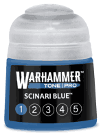 Základná farba Warhammer Tone Pro (Scinari Blue 1) - svetlo modrá