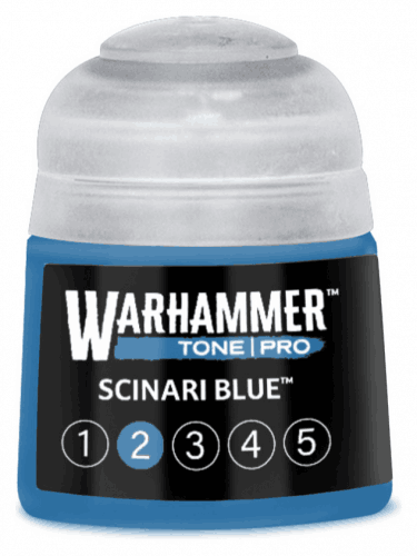 Základná farba Warhammer Tone Pro (Scinari Blue 2) - svetlomodrá