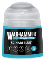 Základná farba Warhammer Tone Pro (Scinari Blue 5) - svetlomodrá