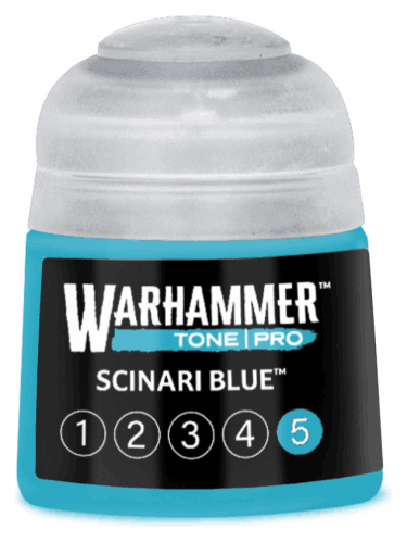 Základná farba Warhammer Tone Pro (Scinari Blue 5) - svetlomodrá