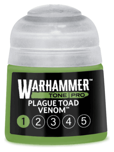 Základná farba Warhammer Tone Pro (Plague Toad Venom 1) - svetlozelená