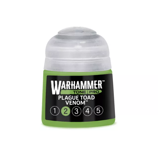 Základná farba Warhammer Tone Pro (Plague Toad Venom 2) - svetlozelená - Warhammer Colour