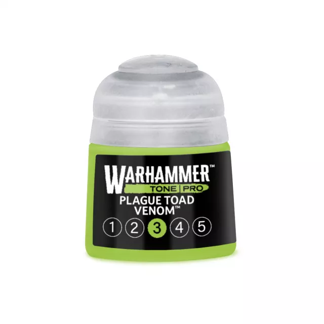 Základná farba Warhammer Tone Pro (Plague Toad Venom 3) - svetlozelená - Warhammer Colour