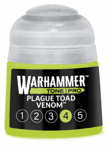 Základná farba Warhammer Tone Pro (Plague Toad Venom 4) - svetlozelená
