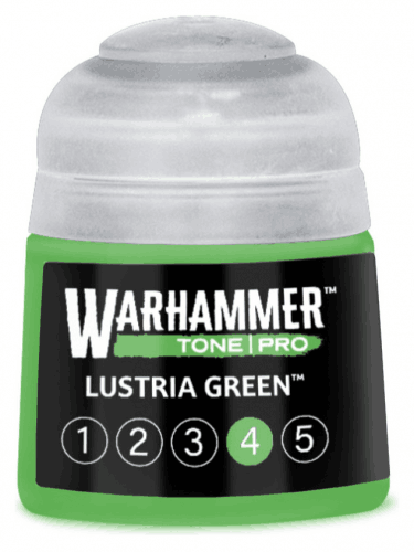 Základná farba Warhammer Tone Pro (Lustria Green 4) - sýto zelená