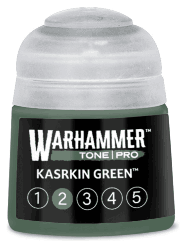 Základná farba Warhammer Tone Pro (Kasrkin Green 2) - zelená