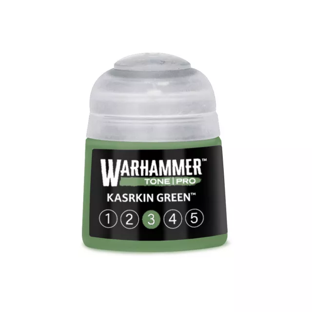 Základná farba Warhammer Tone Pro (Kasrkin Green 3) - zelená - Warhammer Colour