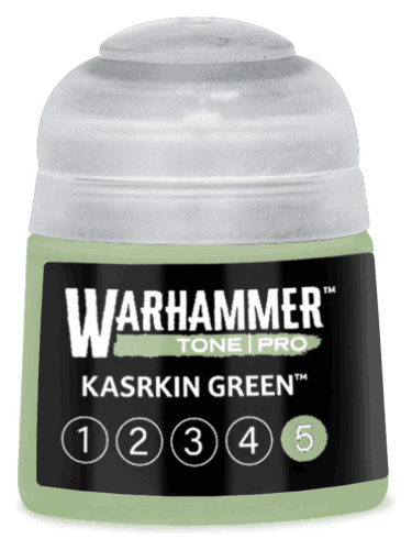Základná farba Warhammer Tone Pro (Kasrkin Green 5) - zelená