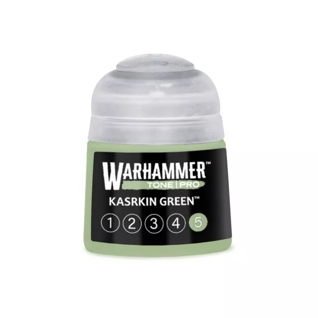 Základná farba Warhammer Tone Pro (Kasrkin Green 5) - zelená - Warhammer Colour