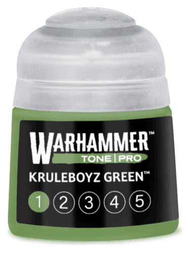 Základná farba Warhammer Tone Pro (Kruleboyz Green 1) - zelená