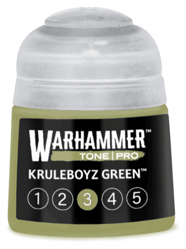Základná farba Warhammer Tone Pro (Kruleboyz Green 3) - zelená