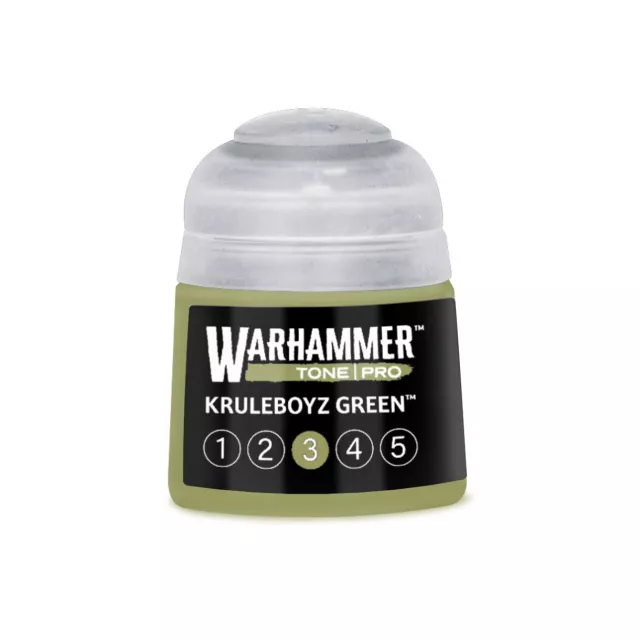 Základná farba Warhammer Tone Pro (Kruleboyz Green 3) - zelená - Warhammer Colour