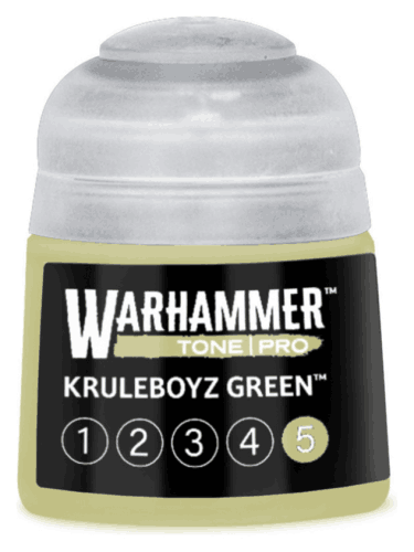 Základná farba Warhammer Tone Pro (Kruleboyz Green 5) - zelená