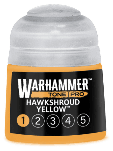 Základná farba Warhammer Tone Pro (Hawkshroud Yellow 1) - žltá