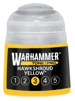Základná farba Warhammer Tone Pro (Hawkshroud Yellow 3) - žltá