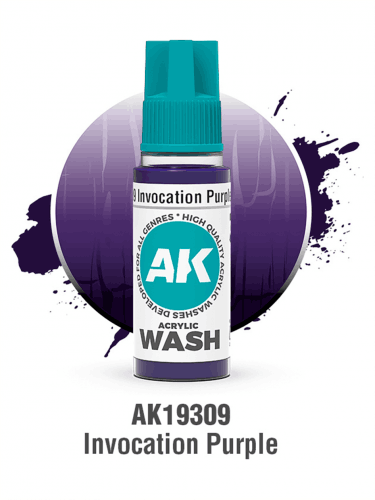 Tónová farba AK Wash (Invocation Purple) - magická fialová