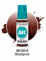 Tónová farba AK Wash (Woodgrain) - motív dreva