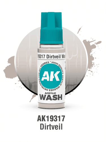 Tónová farba AK Wash (Dirtveil) - špinavý odtieň