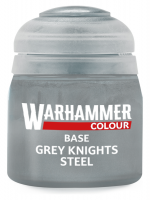 Warhammer Colour Base Paint (Grey Knights Steel) - základná farba, šedá