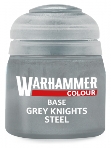 Warhammer Colour Base Paint (Grey Knights Steel) - základná farba, šedá