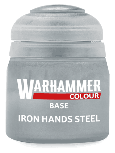 Warhammer Colour Base Paint (Iron Hands Steel) - základná farba, šedá