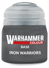 Citadel Base Paint (Iron Warriors) - základná farba, šedá