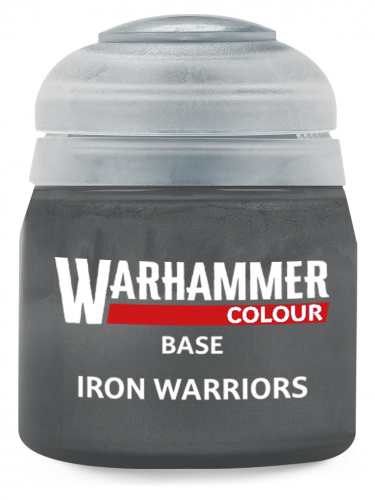 Warhammer Colour Base Paint (Iron Warriors) - základná farba, šedá