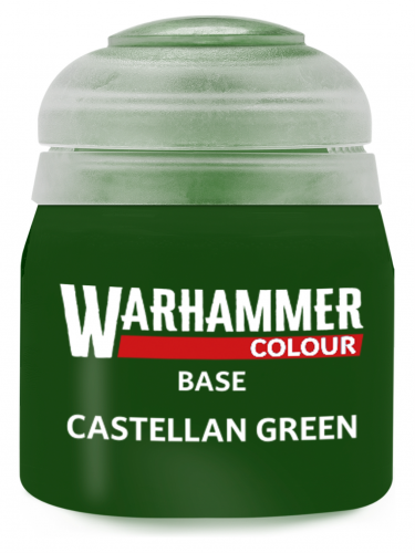 Warhammer Colour Base Paint (Castellan Green) - základná farba zelená