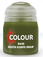 Citadel Base Paint (Death Korps Drab) - základná farba, zelená