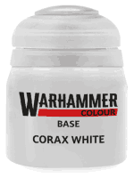 Warhammer Colour Base Paint (Corax White) - základná farba, biela