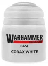 Warhammer Colour Base Paint (Corax White) - základná farba, biela