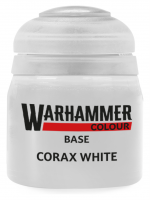 Warhammer Colour Base Paint (Corax White) - základná farba, biela