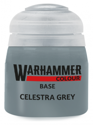 Warhammer Colour Base Paint (Celestra Grey) - základná farba, šedá