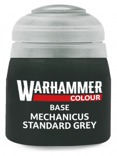 Warhammer Colour Base Paint (Mechanicus Standard Grey) - základná farba, šedá