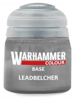 Warhammer Colour Base Paint (Leadbelcher) - základná farba, strieborná